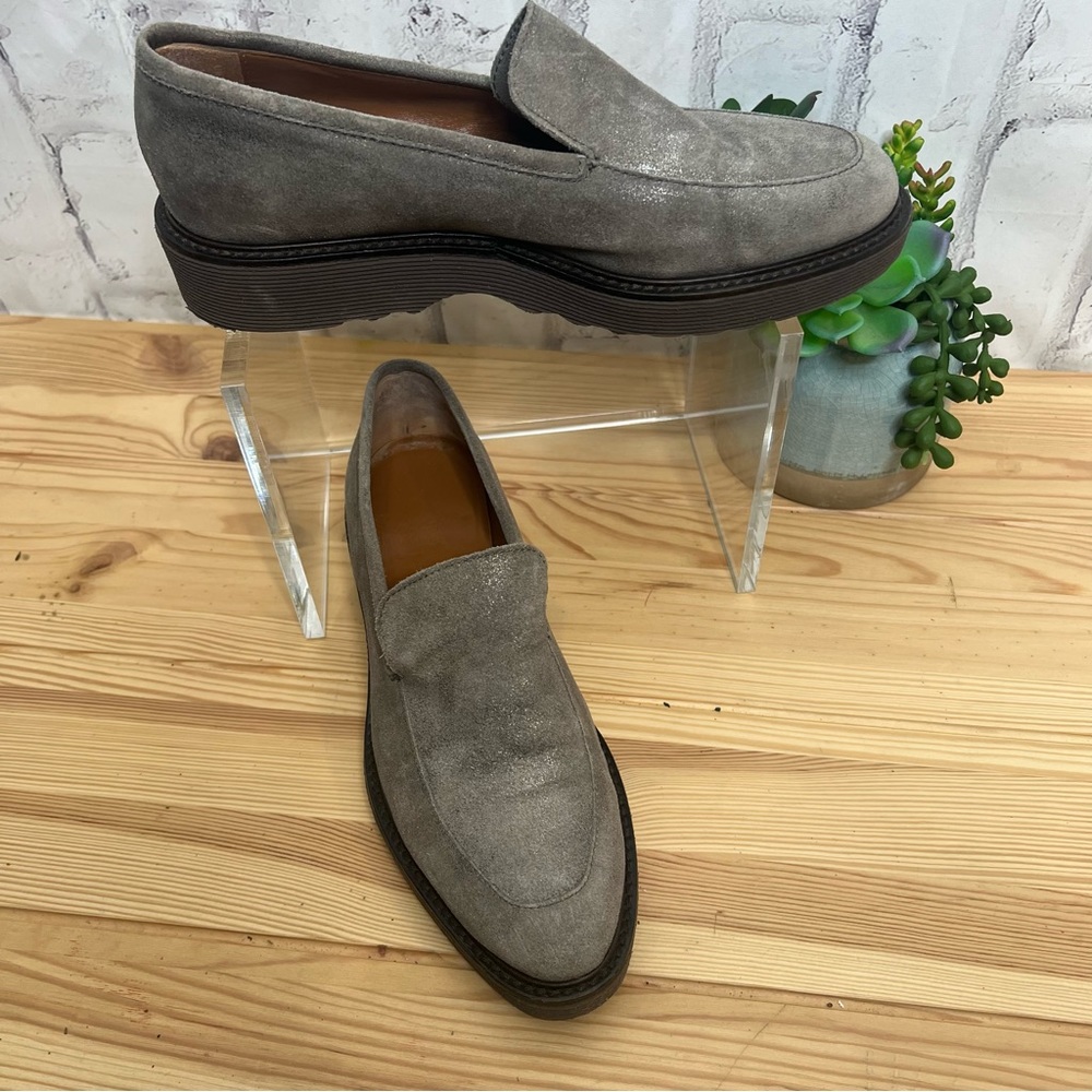 AQUATALIA Kelsey Weatherproof Metallic Loafer 7